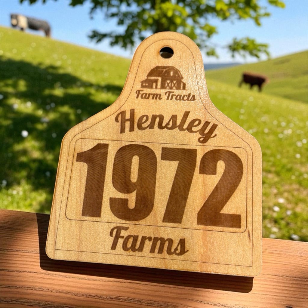 Farm Tracts Tag - Hereford - Single Sided