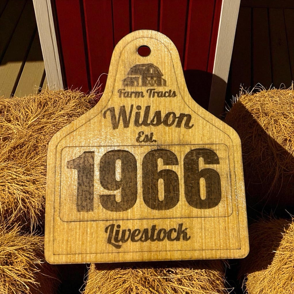 Farm Tracts Tag - Brahman - Single Sided